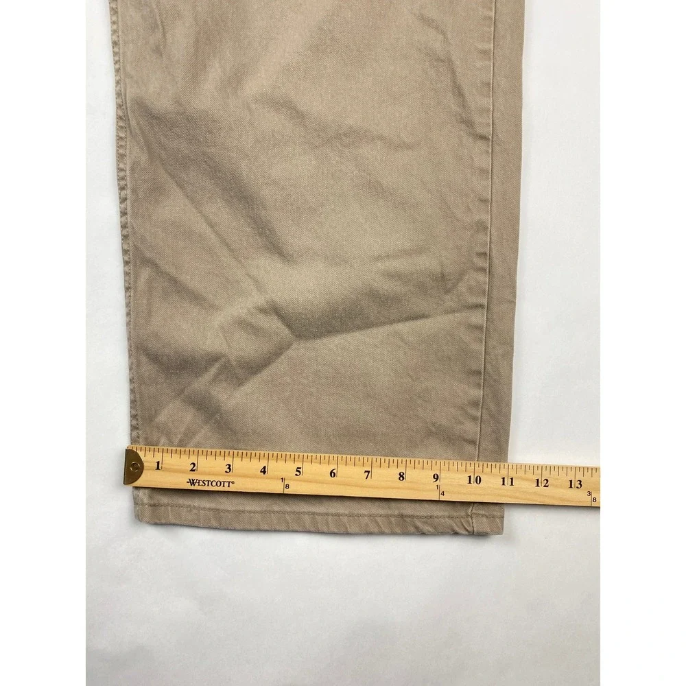 NWT Levi's 505 Big & Tall Jeans Mens 52x29 Stretch Denim Straight Leg Tan